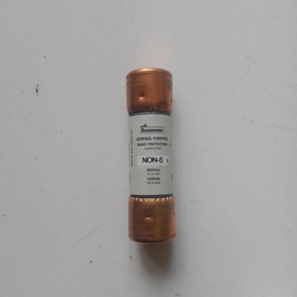 NON 6A 250V 50kA Original Fuse Bussmann 6A 250V 50kA