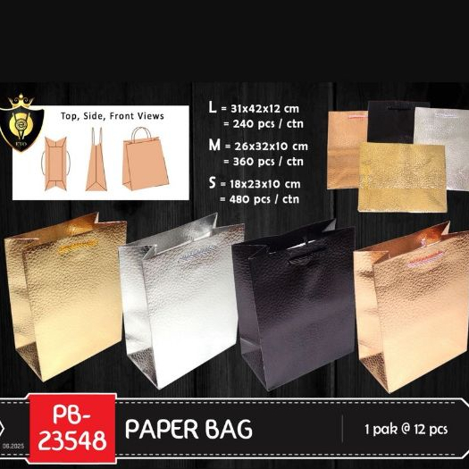 

Paperbag Tas Kertas Large/Paperbag Murah/ Tas Souvenir Kode 23548 L