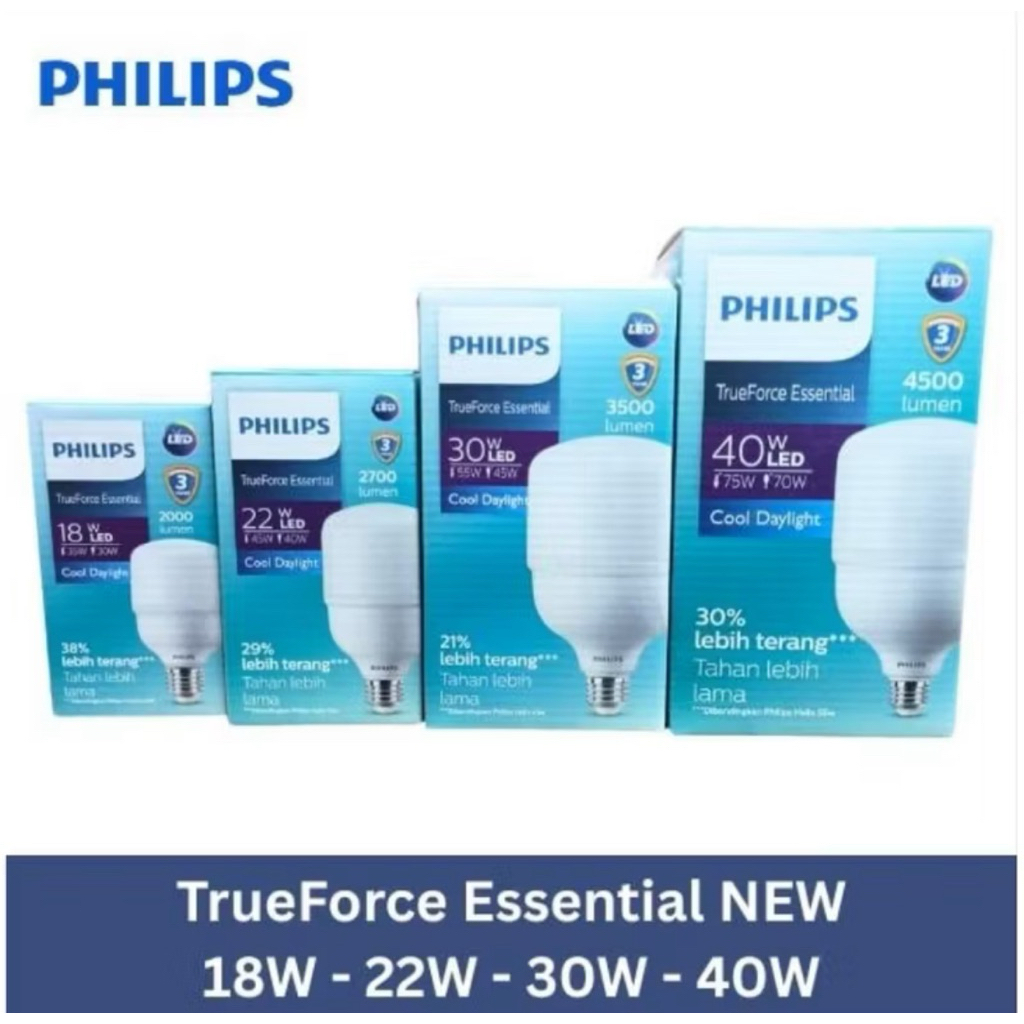 lampu led philips/lampu philips 18watt/22watt/30watt/40watt