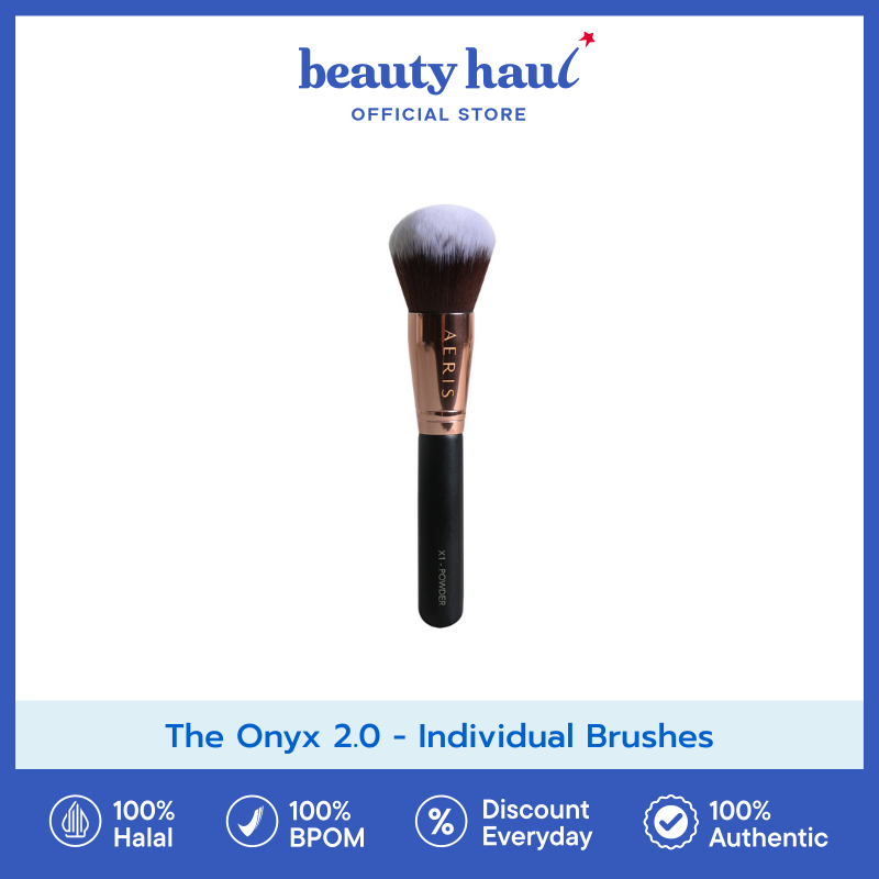 AERIS BEAUTE The Onyx 2.0 - Individual Brushes - Makeup Brush Premium, Makeup Brush Set