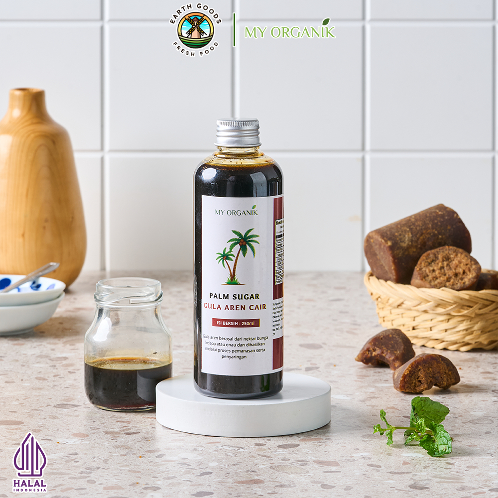 

My Organik Gula Aren Murni 250ml 500ml Asli 100% untuk Kopi, Es Teh, Dessert & Masakan