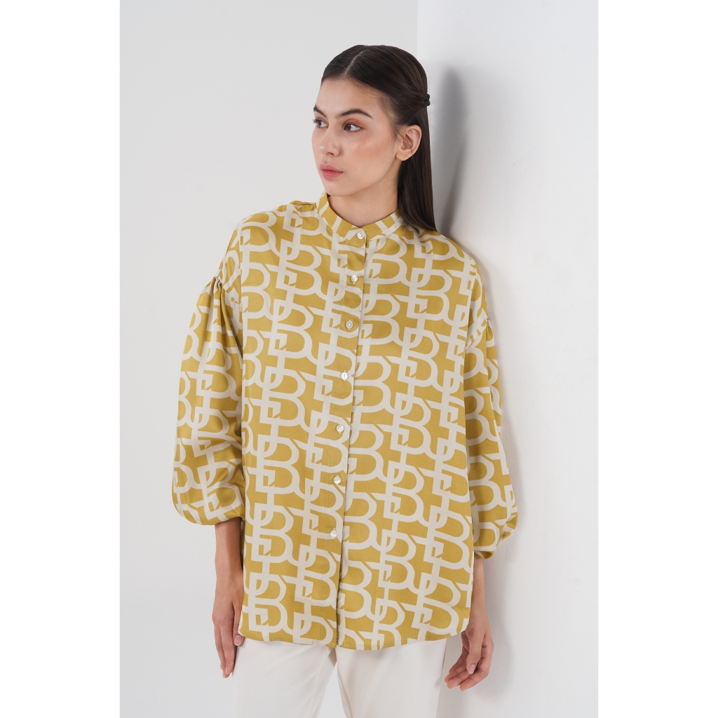 Benang Jarum - Monogram Basic Shirt - Mustard