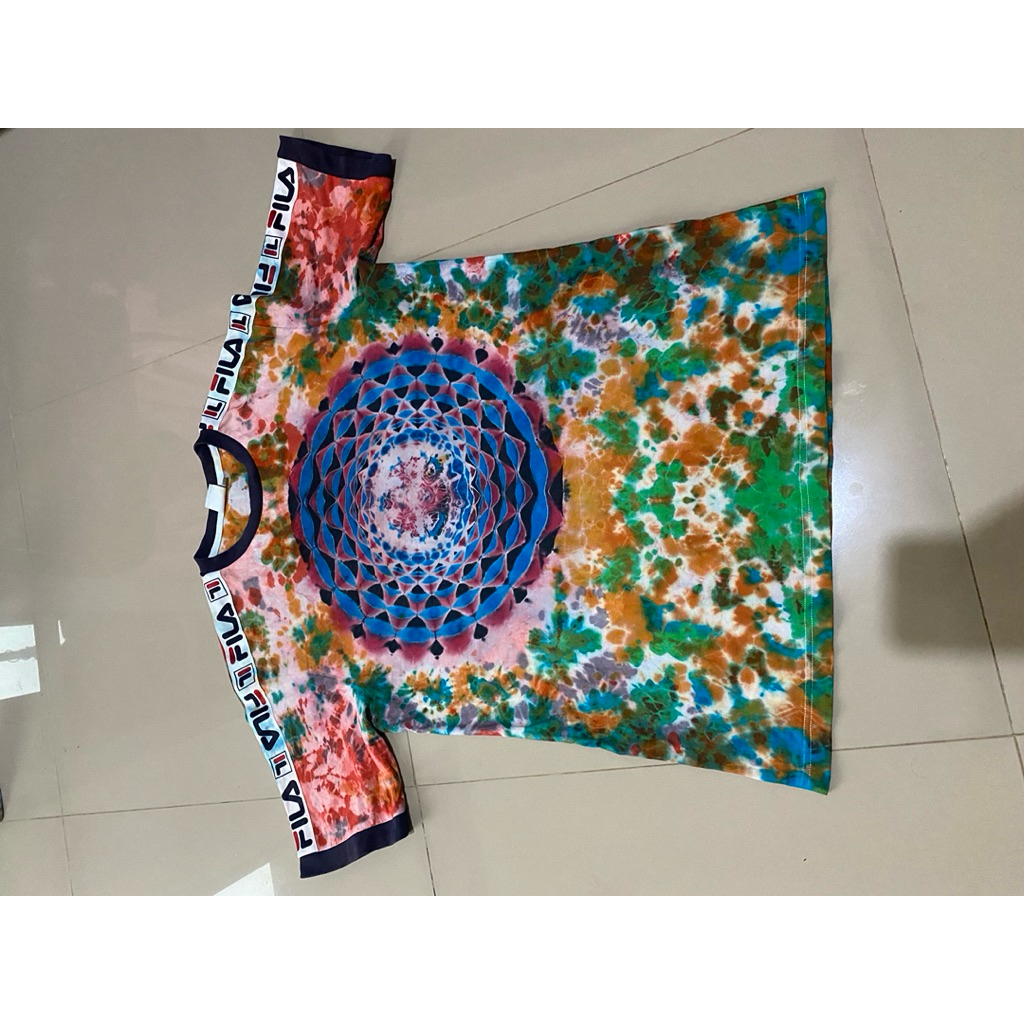 kaos tie dye fila original