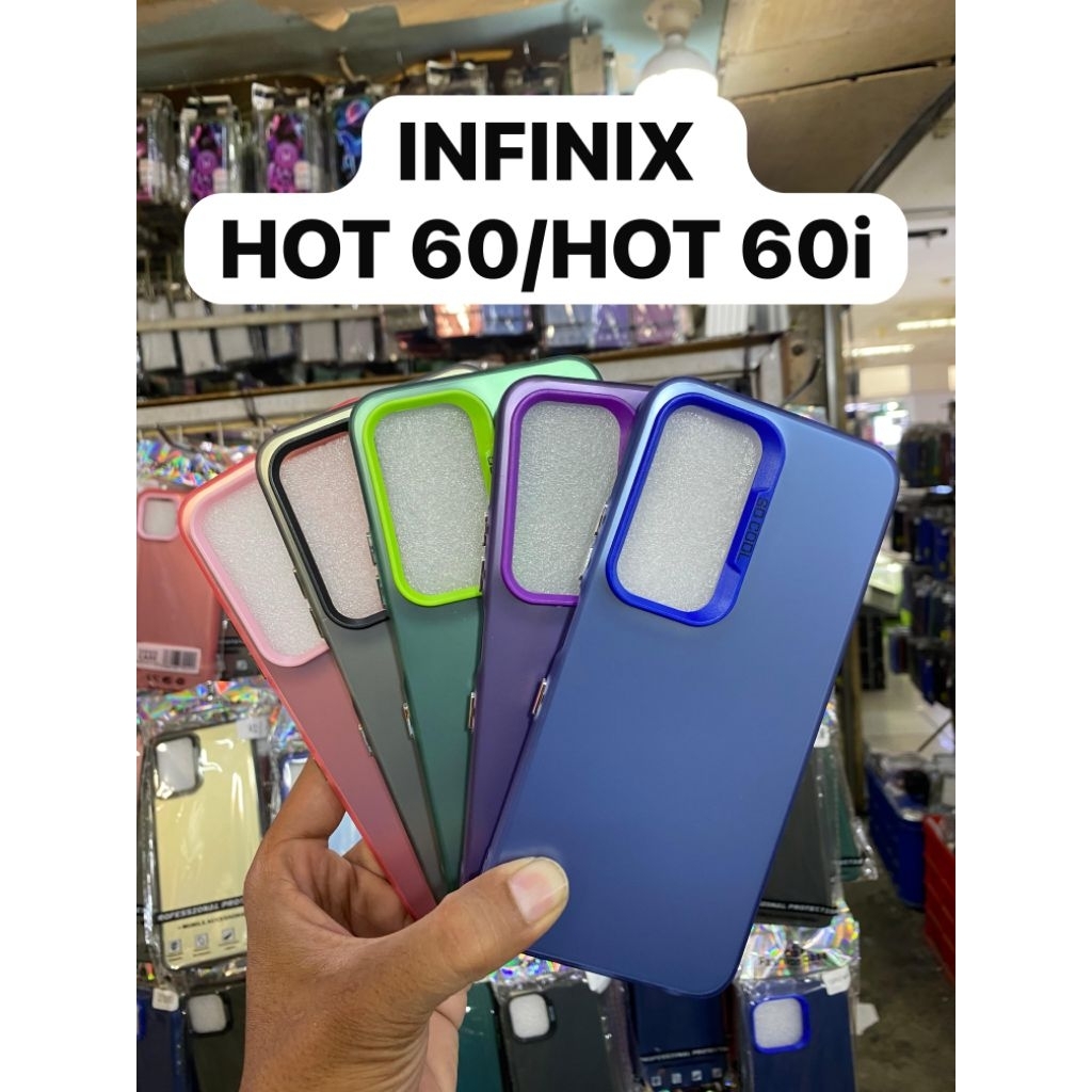 New Case Imd Hybrid Socool Hologram Infinix Hot 60i, Hot 60 Pro