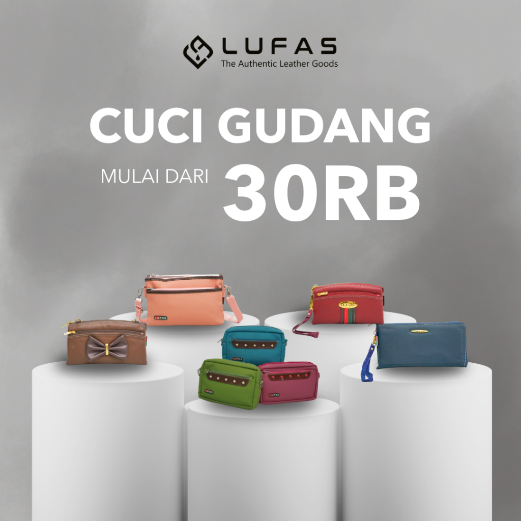 [CUCI GUDANG / CLEARANCE SALE] LUFAS Sling Bag / Tas Selempang & Dompet