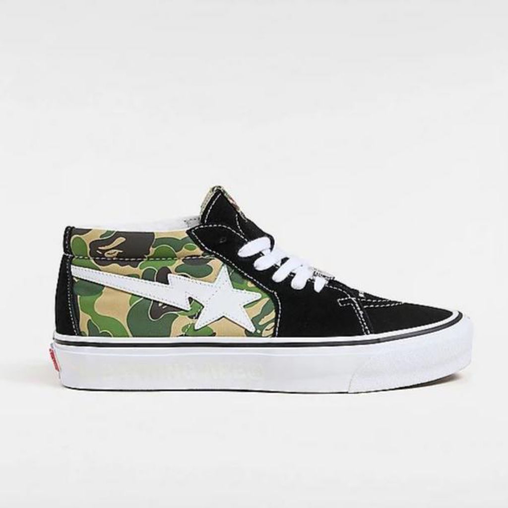 Vans x A Bathing Ape (BAPE) Sk8 Mid Lx ABC Camo