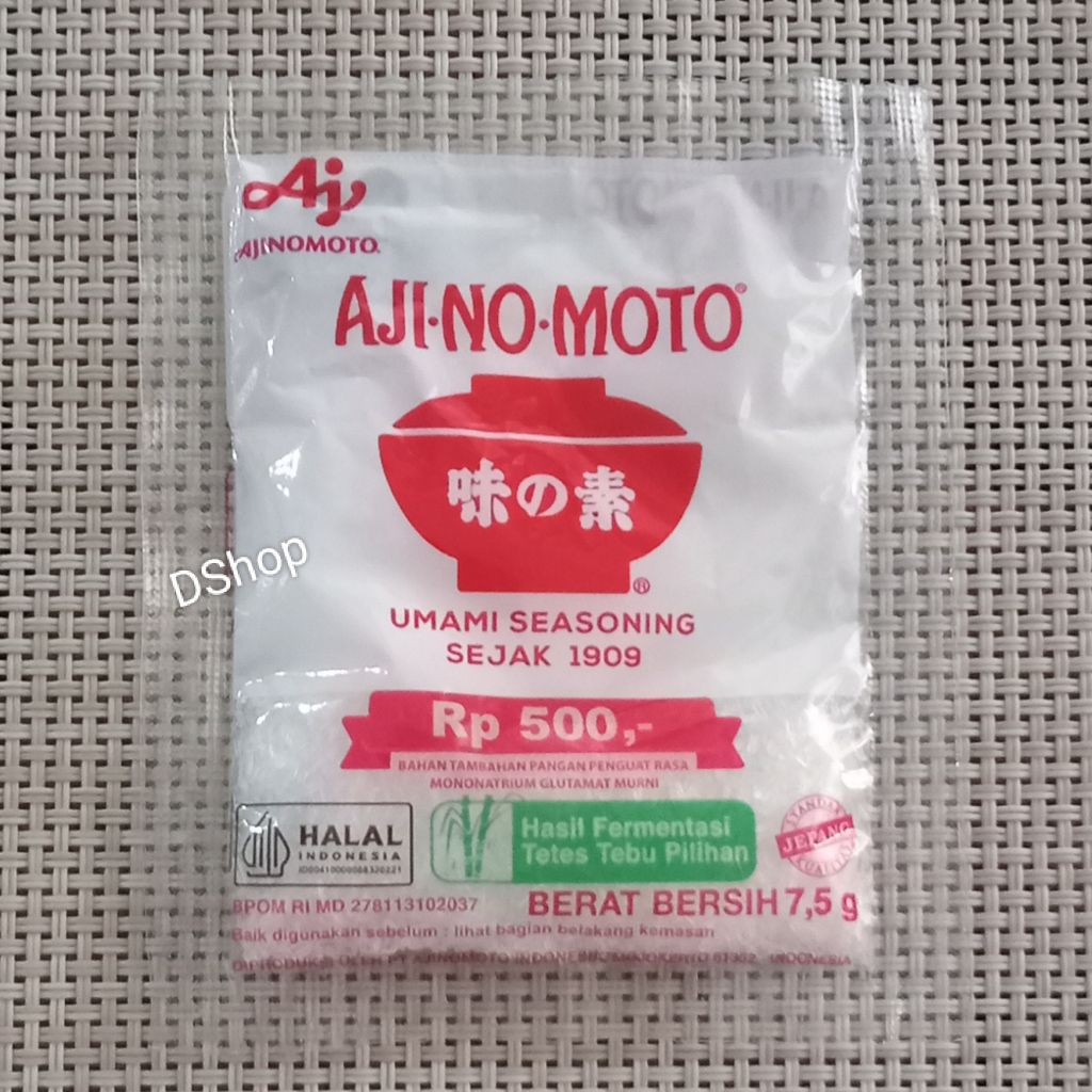 

AJINOMOTO Umami Seasoning Msg Sachet 7.5 gr