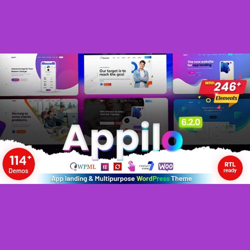 Appilo – App Landing Page WordPress Theme