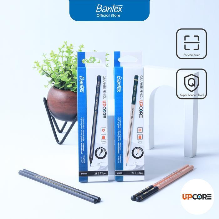 

Bantex Pensil Graphite 2B Pegangan Segi Enam Isi 12 Pcs Per Pack