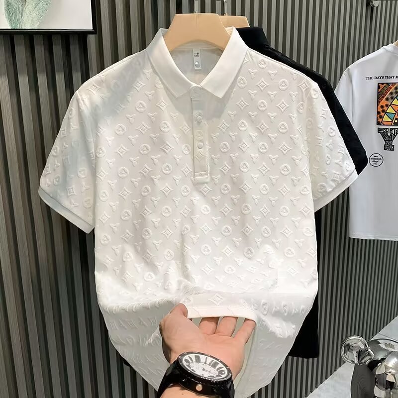 2025 Kaos Kerah Pria polo shirt Kaos polo pria  kaos pria Polo Shirt Pria  kaos ice silk pria baju P