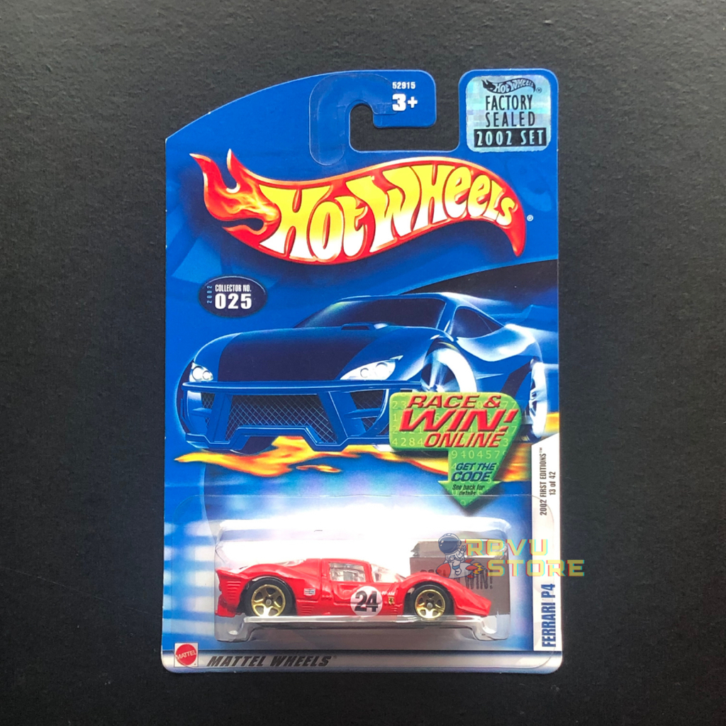 Hot Wheels Ferrari P4 Factory Sealed