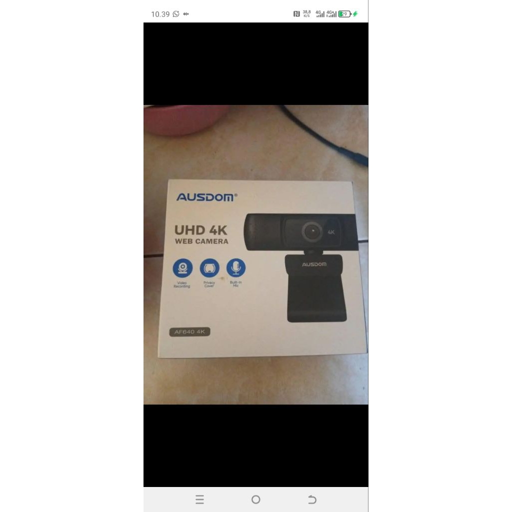 ausdom webcam 4k autofocus af640 4k