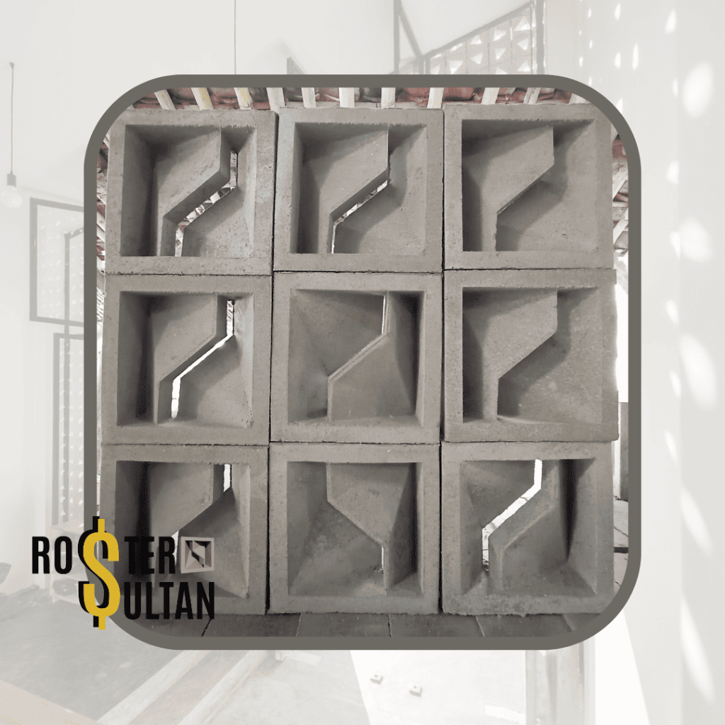 Roster Beton Minimalis Terbaru | Anti Tampias | Cocok untuk Pagar Rumah Modern - Roaster Beton