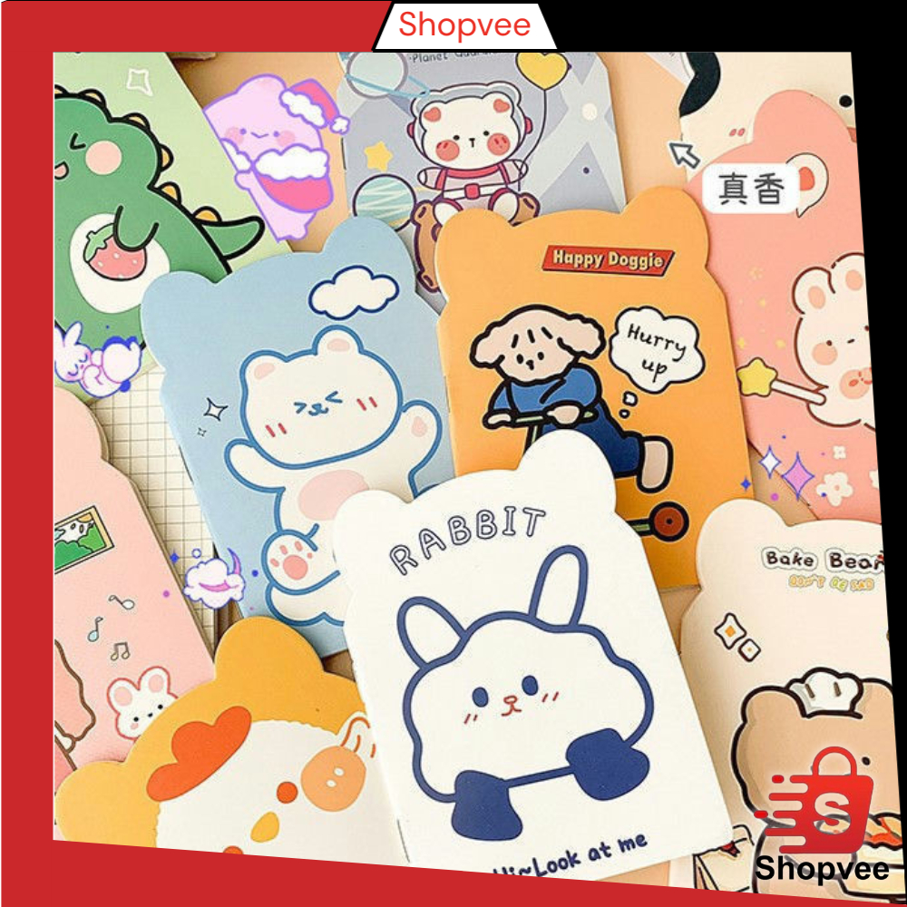 

Shopvee HL0616 Buku Tulis Mini Lucu Bentuk Telinga / Buku Tulis Mini Notebook / Buku Tulis Memo Kecil Karton / Buku Catatan Cartoon Mini Book Lucu Anak Sekolah Import Y1749