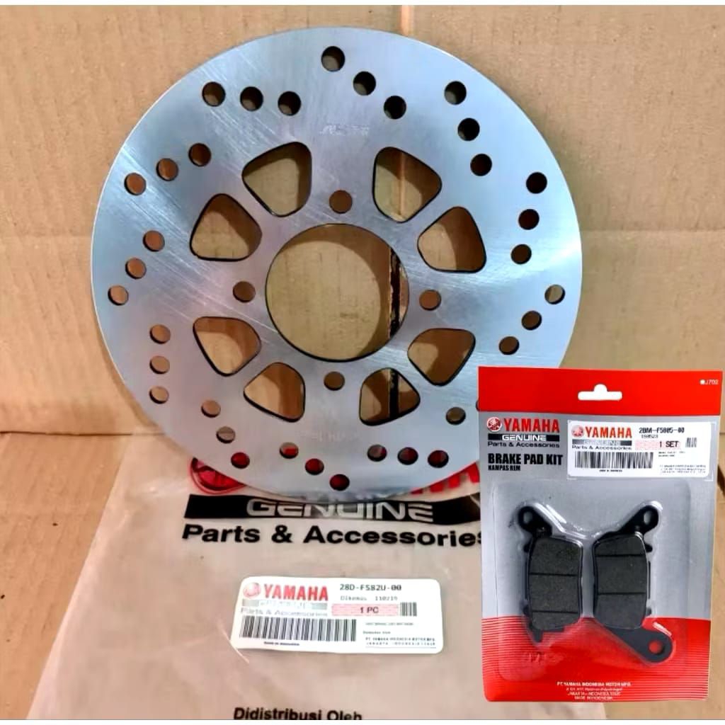 PIRINGAN CAKRAM DEPAN + KAMPAS REM MIO MIO J MIO M3 YAMAHA ORIGINAL