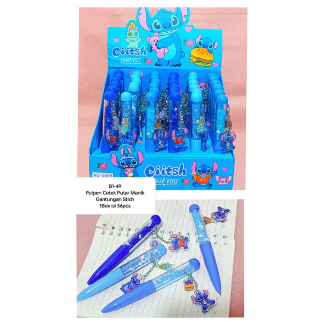 

pen Cristal+gantungan arkilik stitch