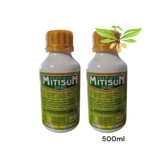 Mitisun 570 EC 500ml Akarisida Propargit 570 g/L Ampuh Basmi Tungau pada Teh