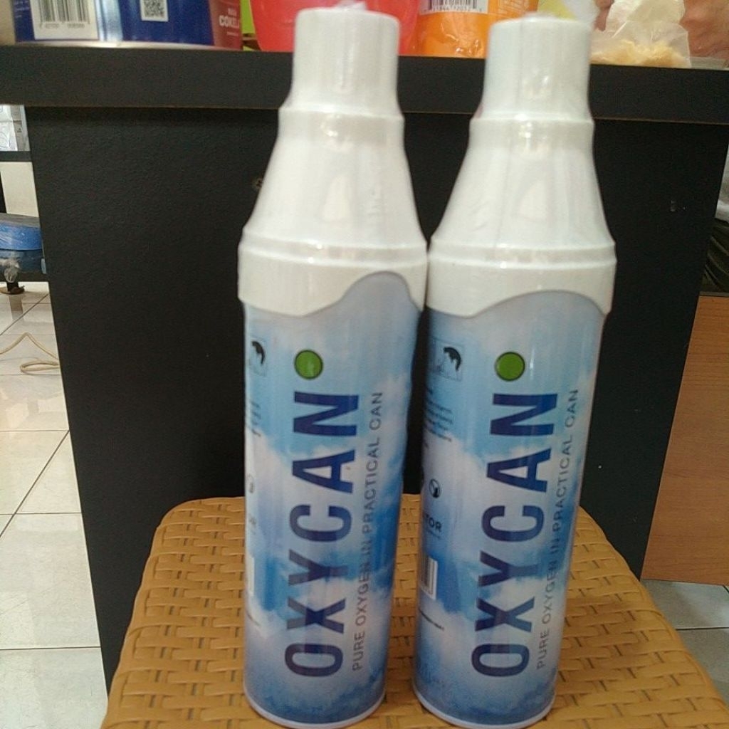 Oxycan/Oxygen/Oksigen portable kaleng 600cc