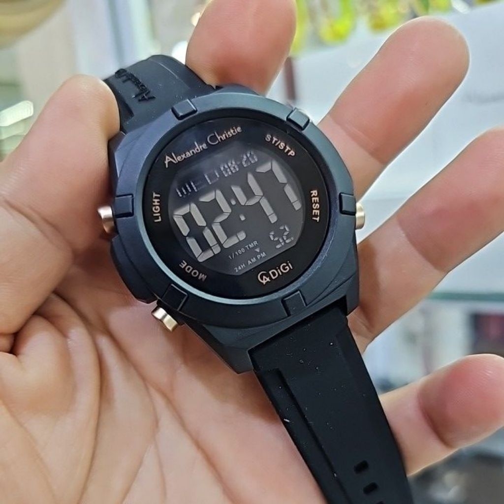 jam tangan pria digital ALEXANDRE CHRISTIE 9371 MHRIPBARG