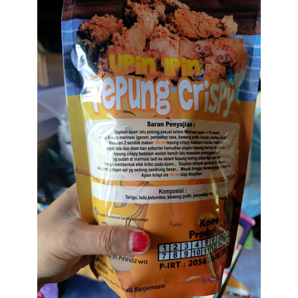 

Tepung krispy UPIN IPIN kemasan baru 500gr