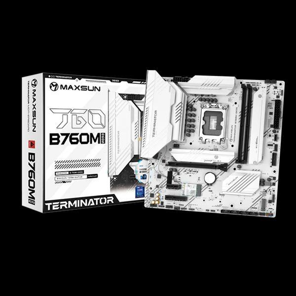 MAXSUN MOTHERBOARD TERMINATOR B760M GKD5 ICE LGA 1700