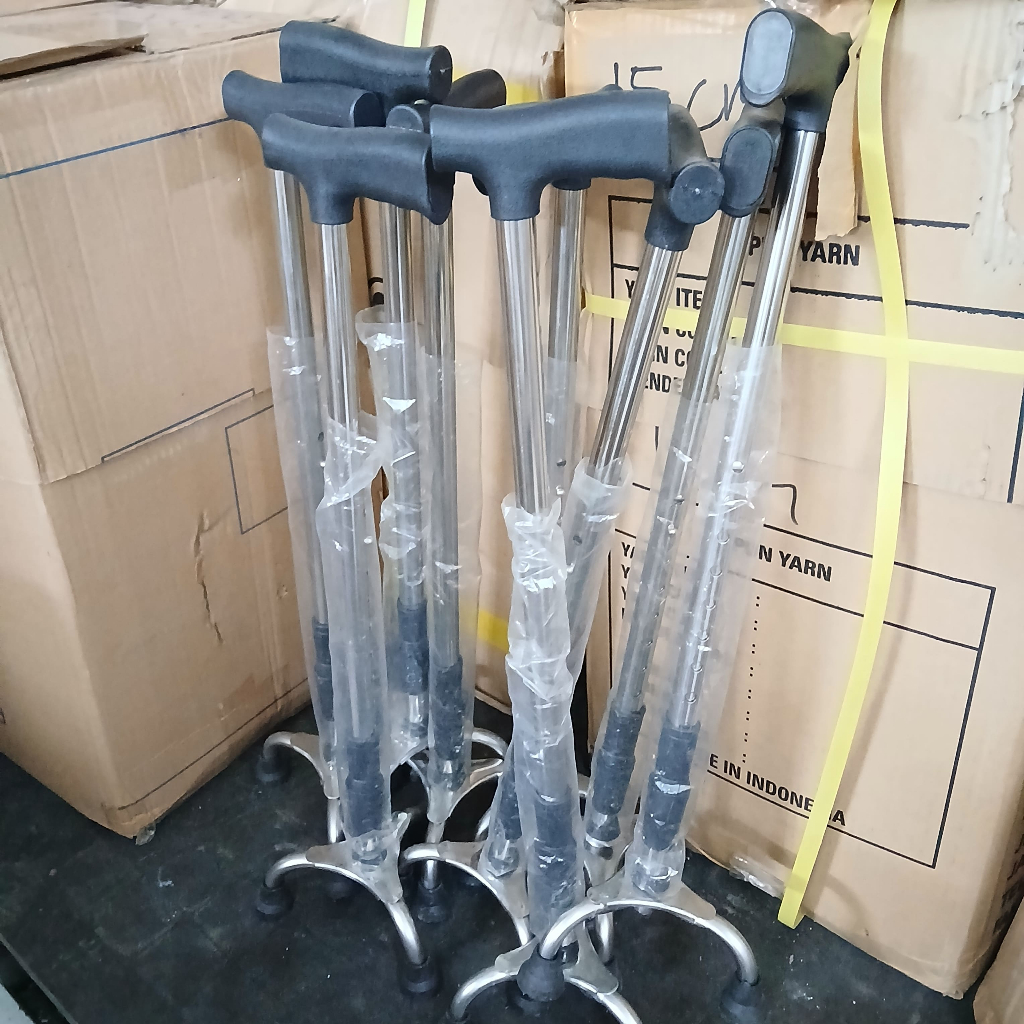 Tongkat Kaki 3 / Tongkat Kaki 3 Lokal ( Alat Bantu Jalan )