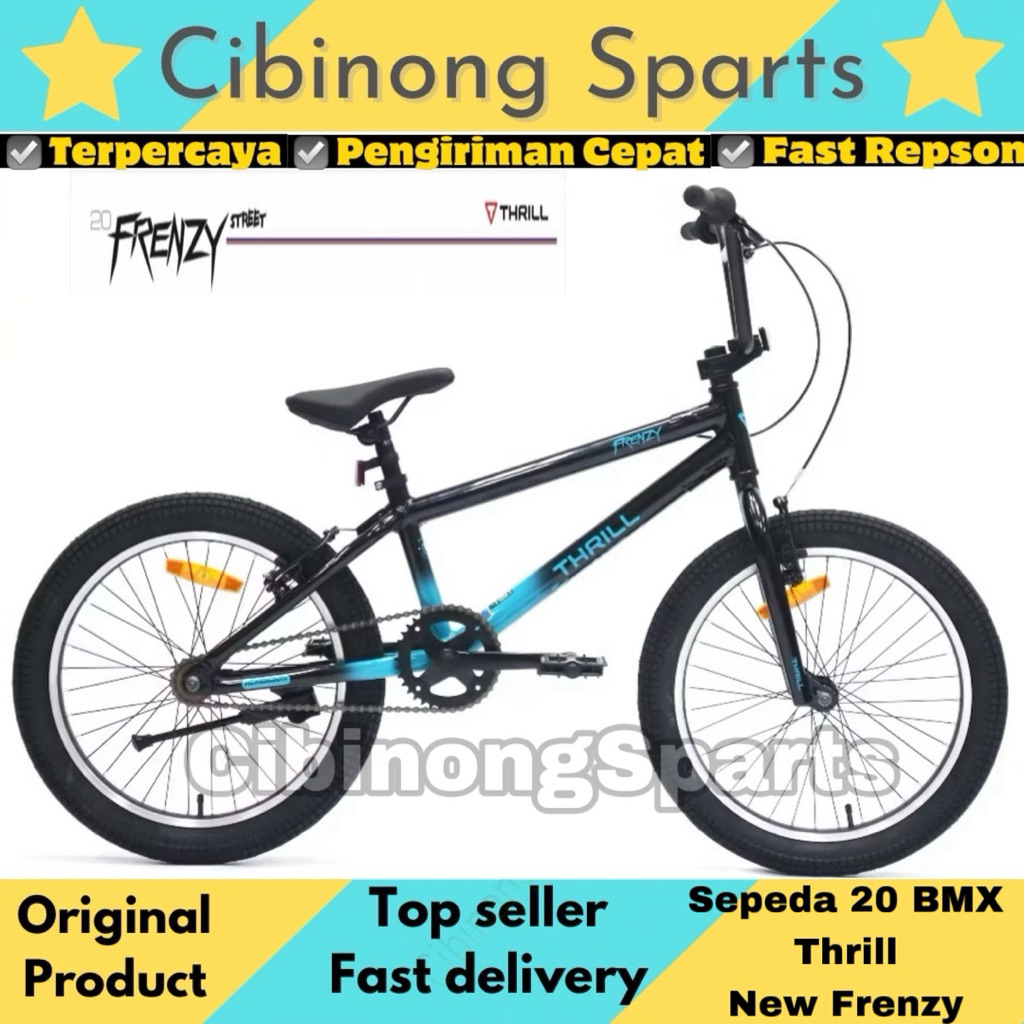 Sepeda 20 BMX Thrill New Frenzy Frame Alluminium New Product Good Quality