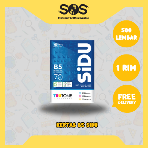 

Kertas B5 sidu 70 gsm 1 rim