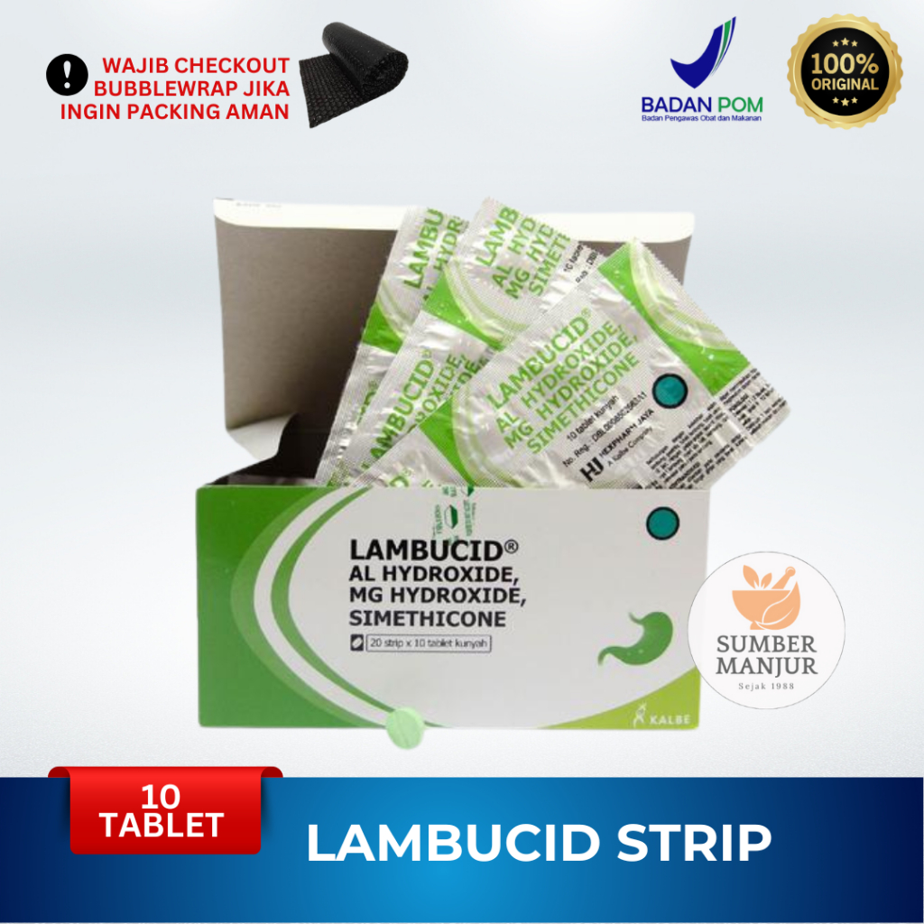 LAMBUCID STRIP - OBAT OBAT LAMBUNG MAAG