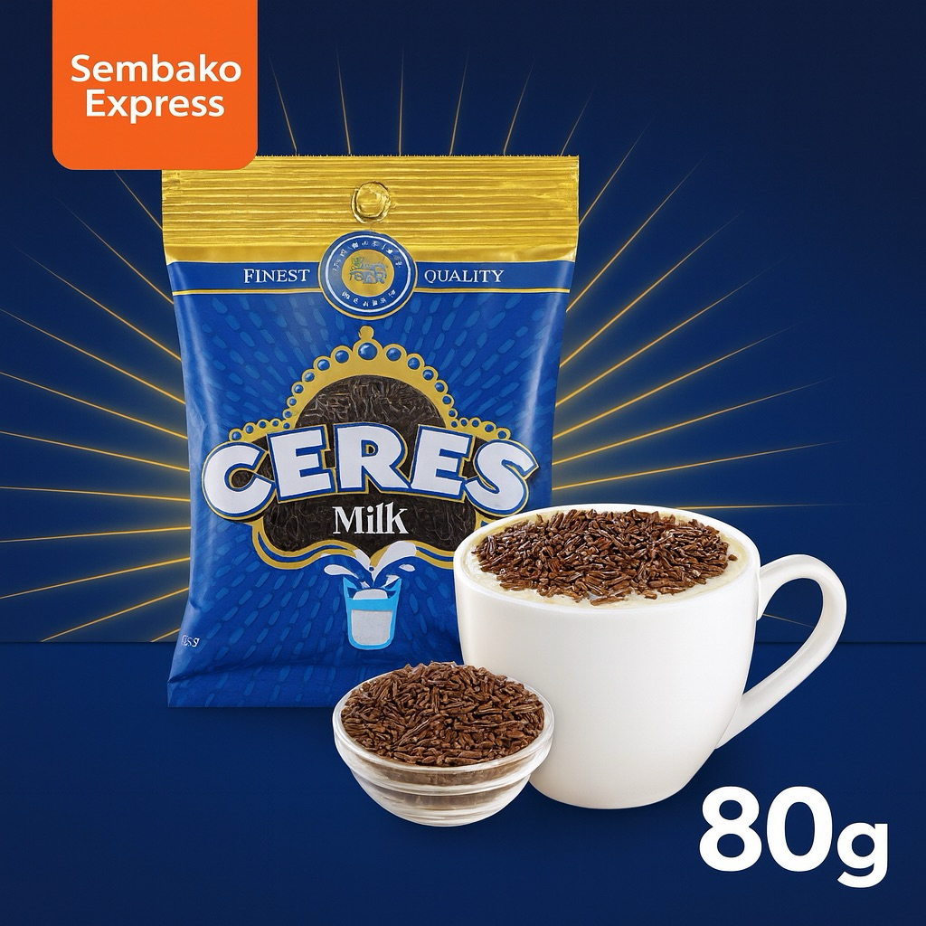 

Ceres Meises Cokelat Susu 80g – Taburan Lezat untuk Roti & Kue