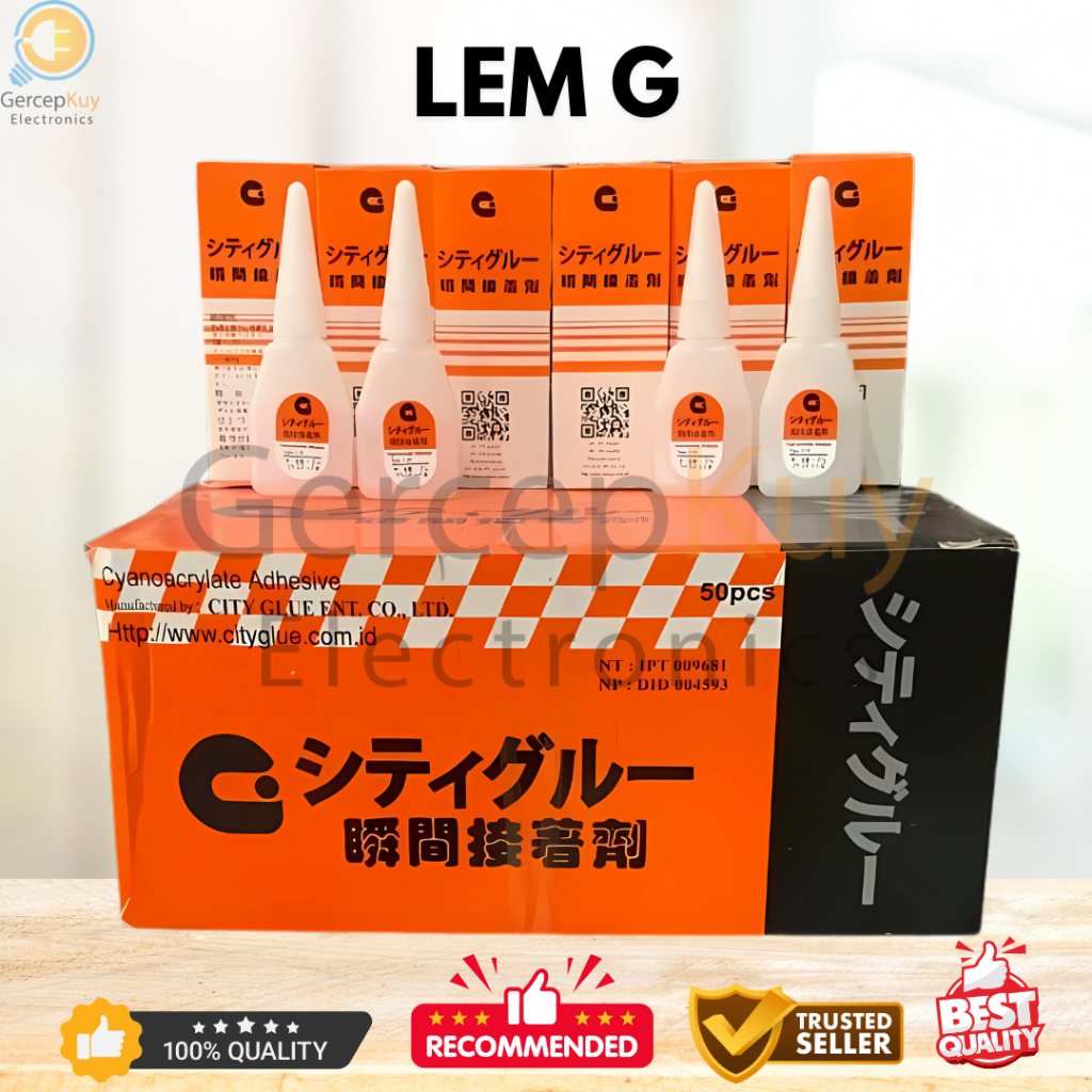 

Lem G Korea Original 7pc/10pc/25pc/50pc Super Rekat 100% Super Glue Cair Lem Setan Barcode ORIGINAL