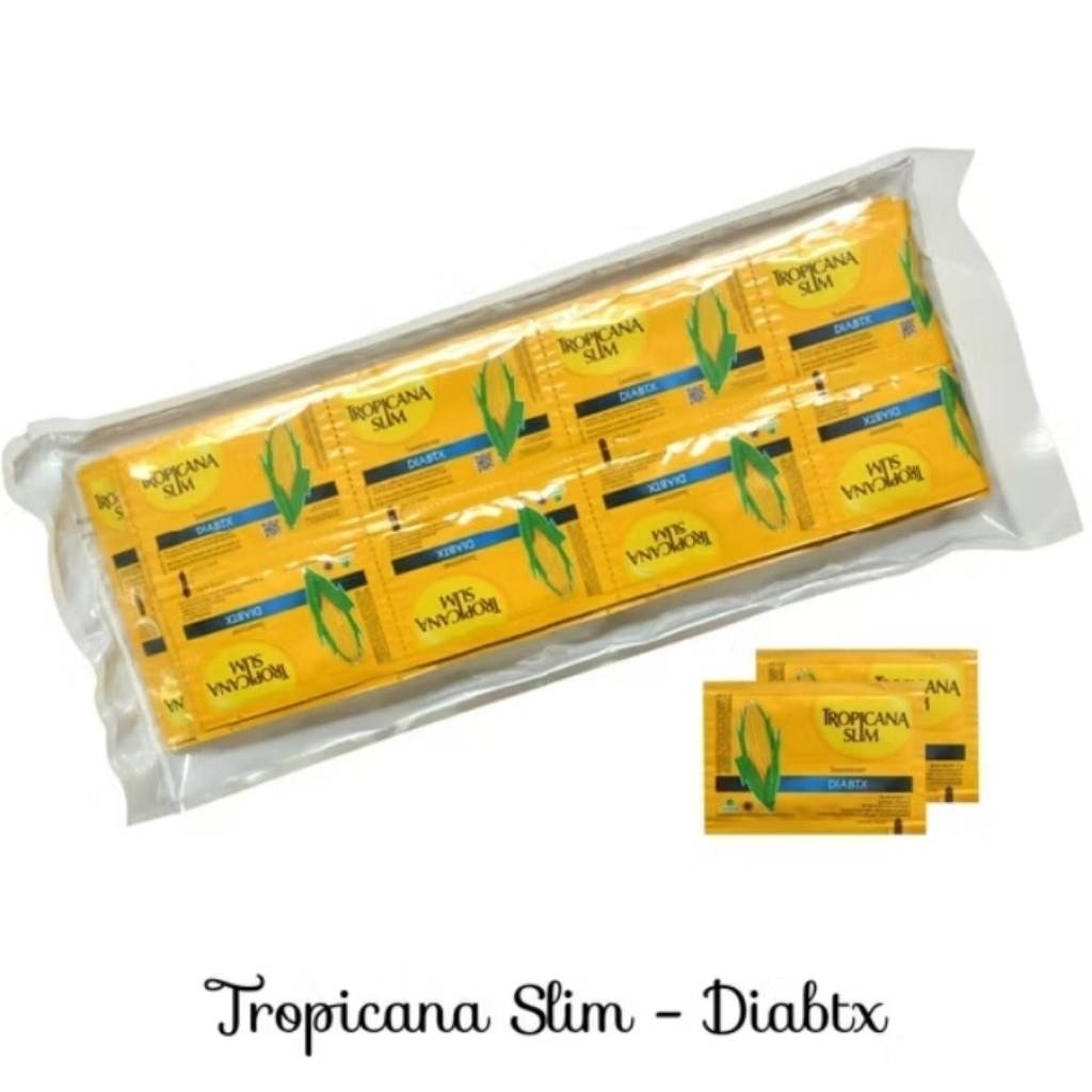 

Tropicana Slim Sweetener Diabtx 1 Pack isi 80 sachet @144g