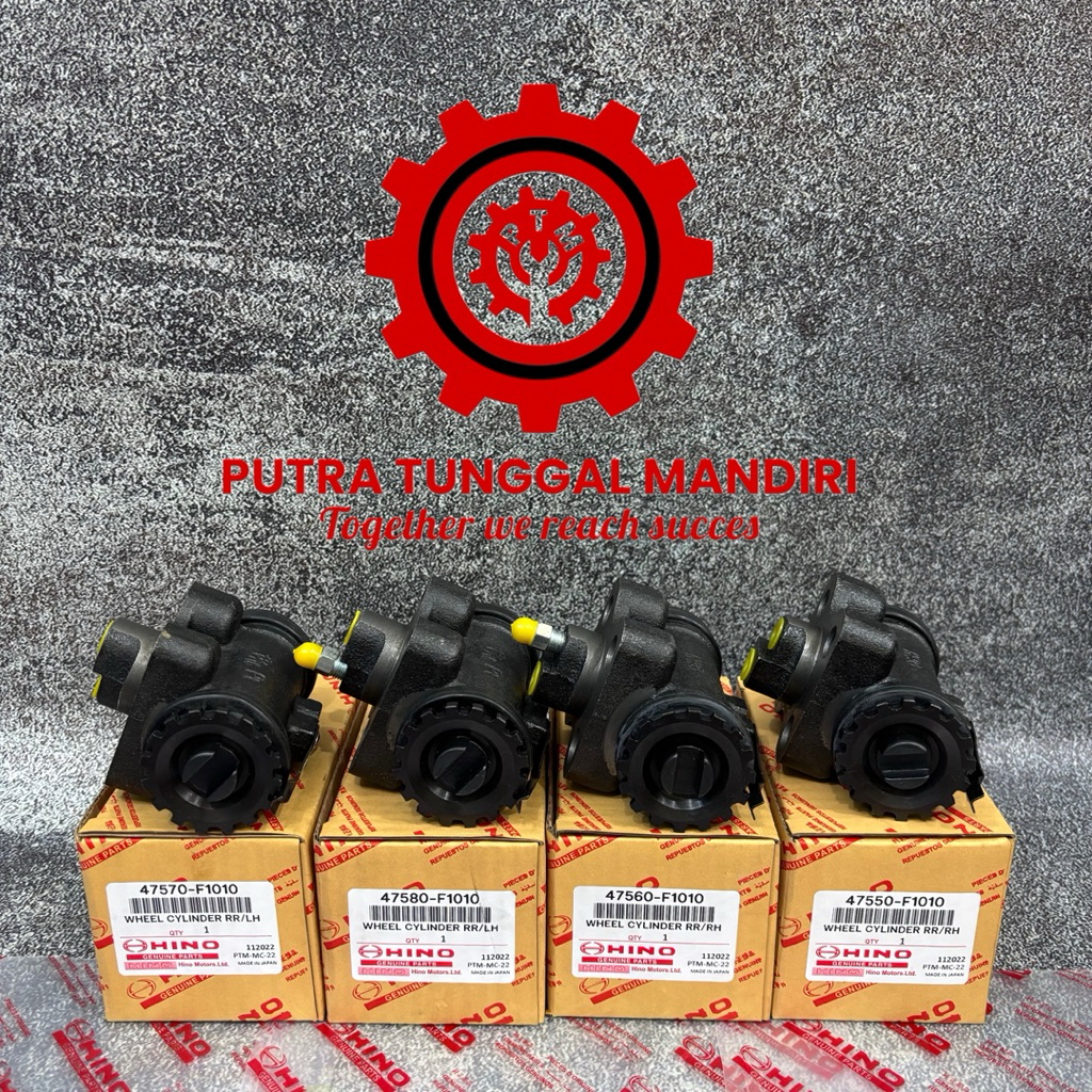 Bak Rem/Wheel Cylinder Bagian Belakang Kanan Dan Kiri RH/LH 1Set(4Pcs) Hino Dutro 130 X-Power 47550-