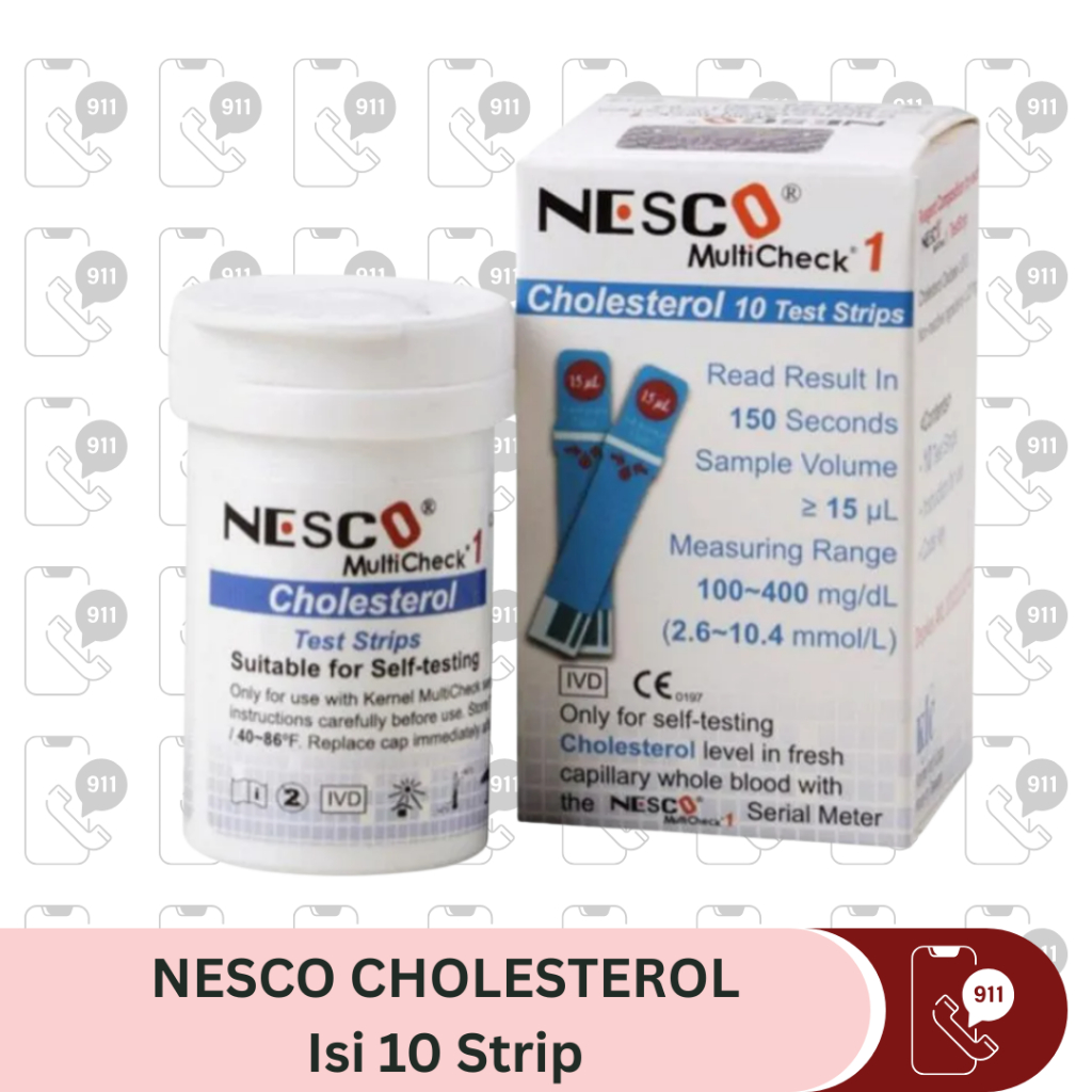 Strip Nesco Kolesterol / Stik Nesco Kolesterol Strip Kolesterol Nesco