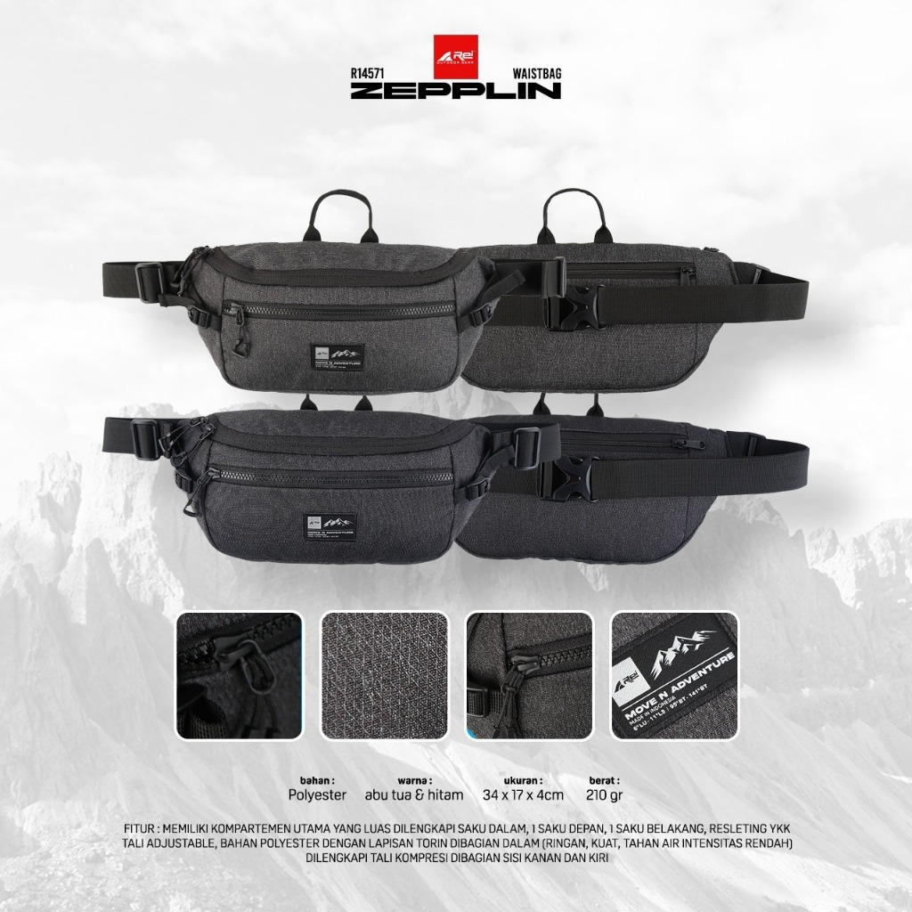 Tas Pinggang / Waist Bag Zepplin Arei Outdoorgear
