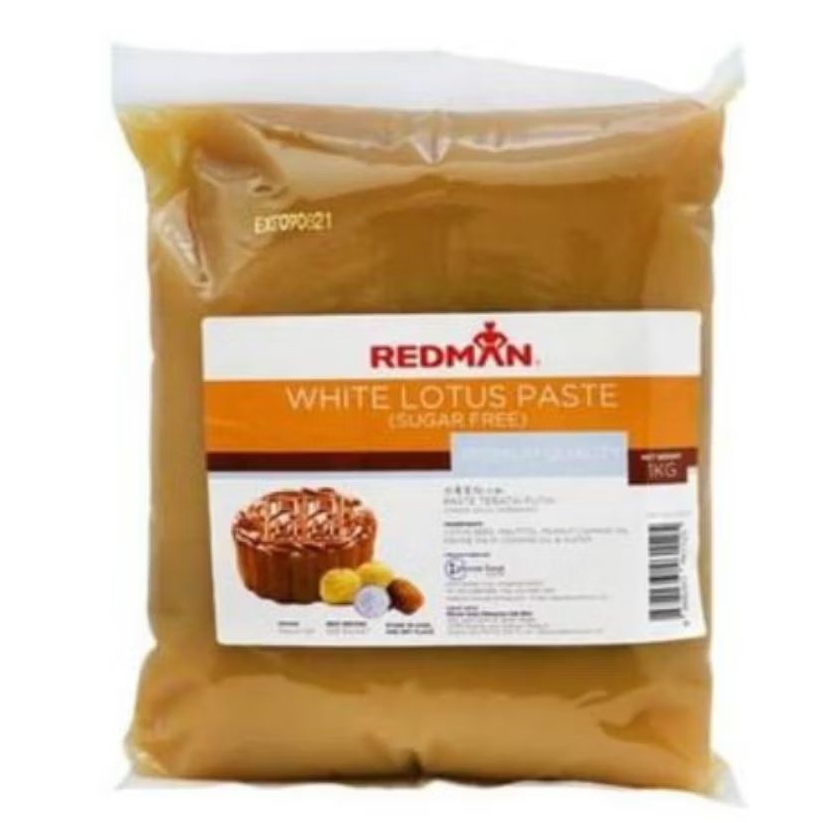 

Redman White Lotus Paste No Addded Sugar Kemasan Repack 500gr Pasta Isian Filling Mooncake Exp Date Juni 2027