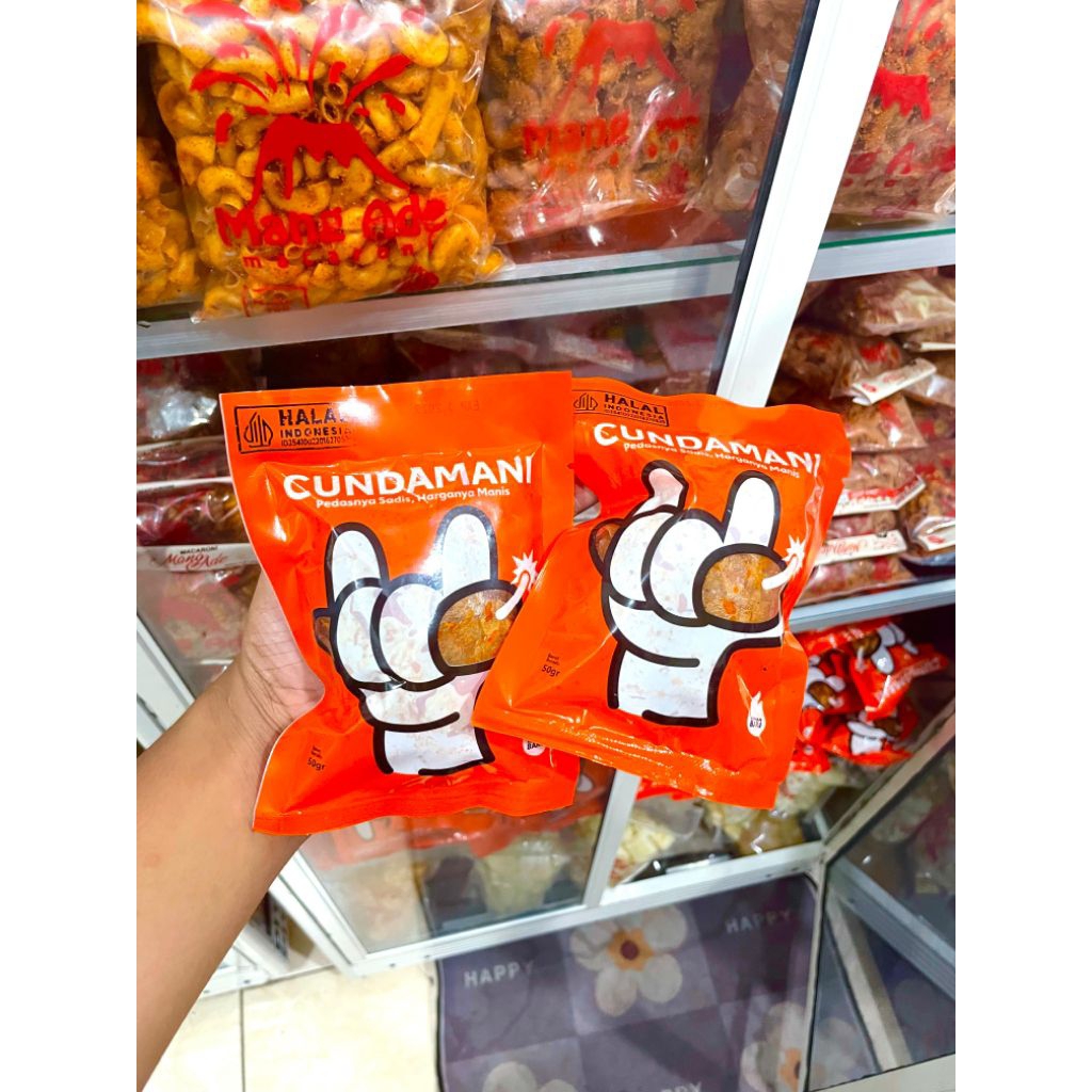 

Kripca Cundamani Pedas Asik 50gr