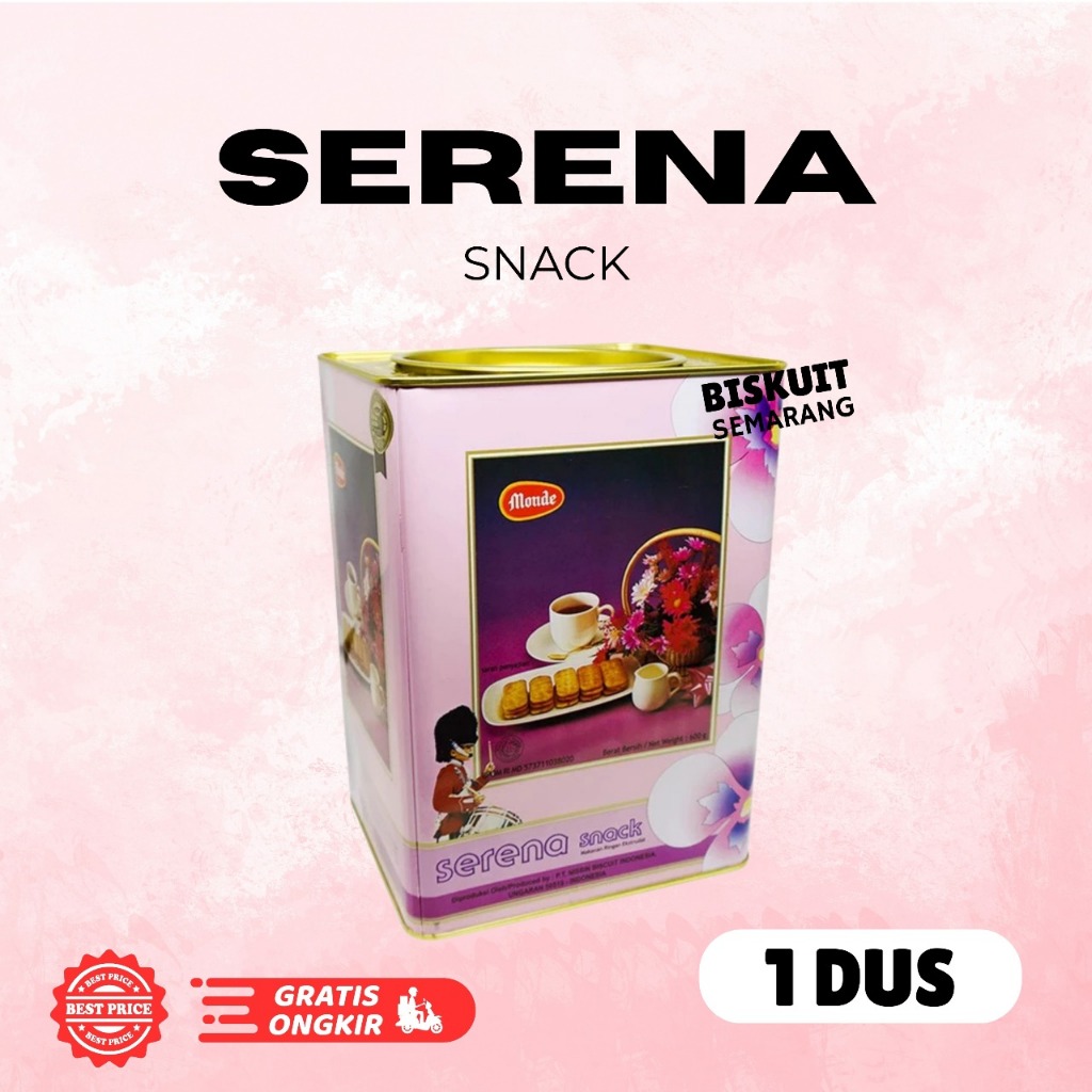 

Monde Snack 600 gr Monde Serena1 KARTON Isi 6 Kaleng Snack Serena Nissin