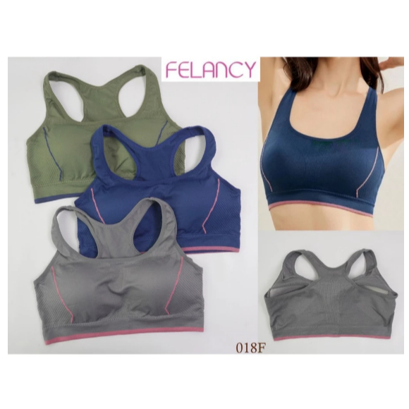 VEST / BRALETTE BRA OLAHRAGA / SENAM / OLAH RAGA FELANCY SPORT BRA 070-30018 070-30019 SIZE M L FIT 
