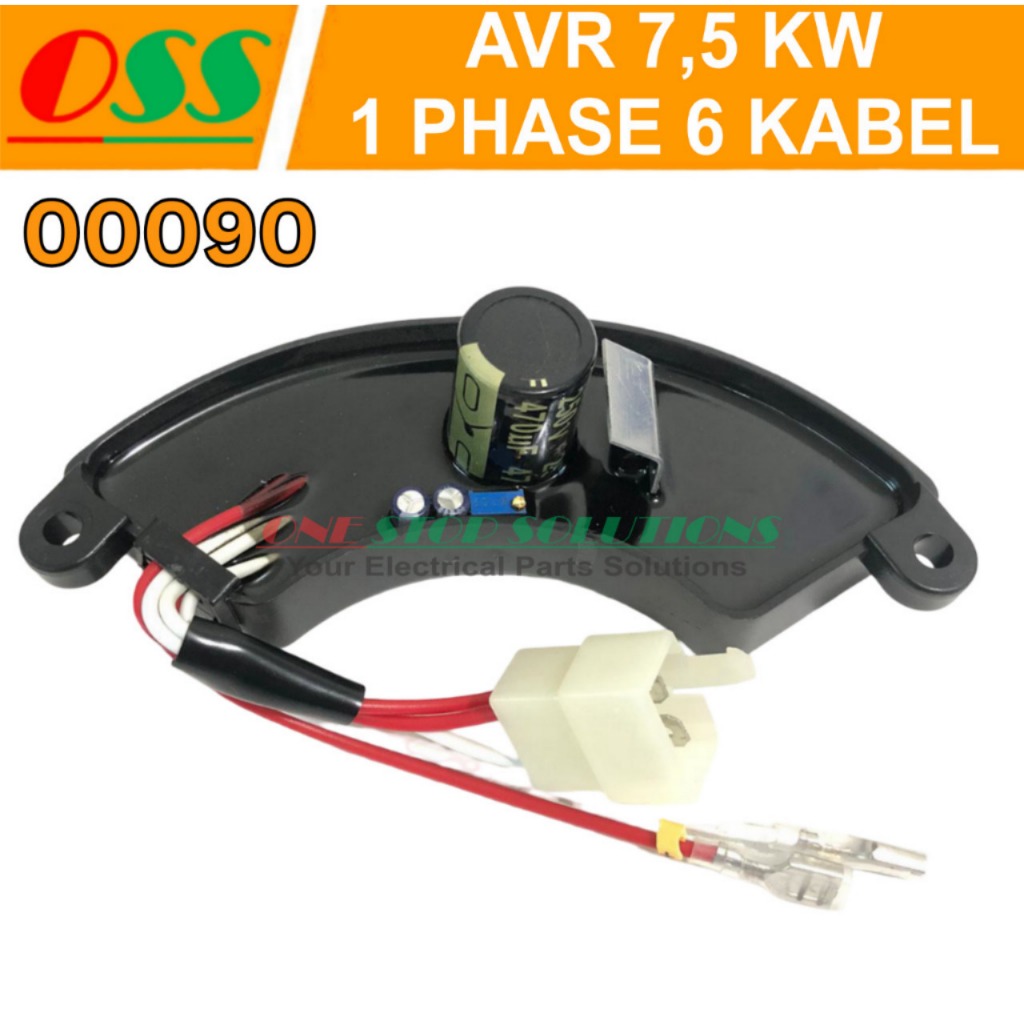 AVR GENERATOR BENSIN 7,5KW / AVR GENSET 7,5 KW 7KW  1 PHASE 6 KABEL