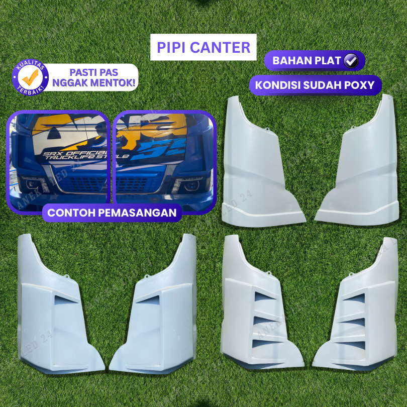 Pipi Truck Canter Custom Polos Sipit Lubang 1 Lubang 3 New Model JB5 Bahan Plat Besi Sudah Poxy