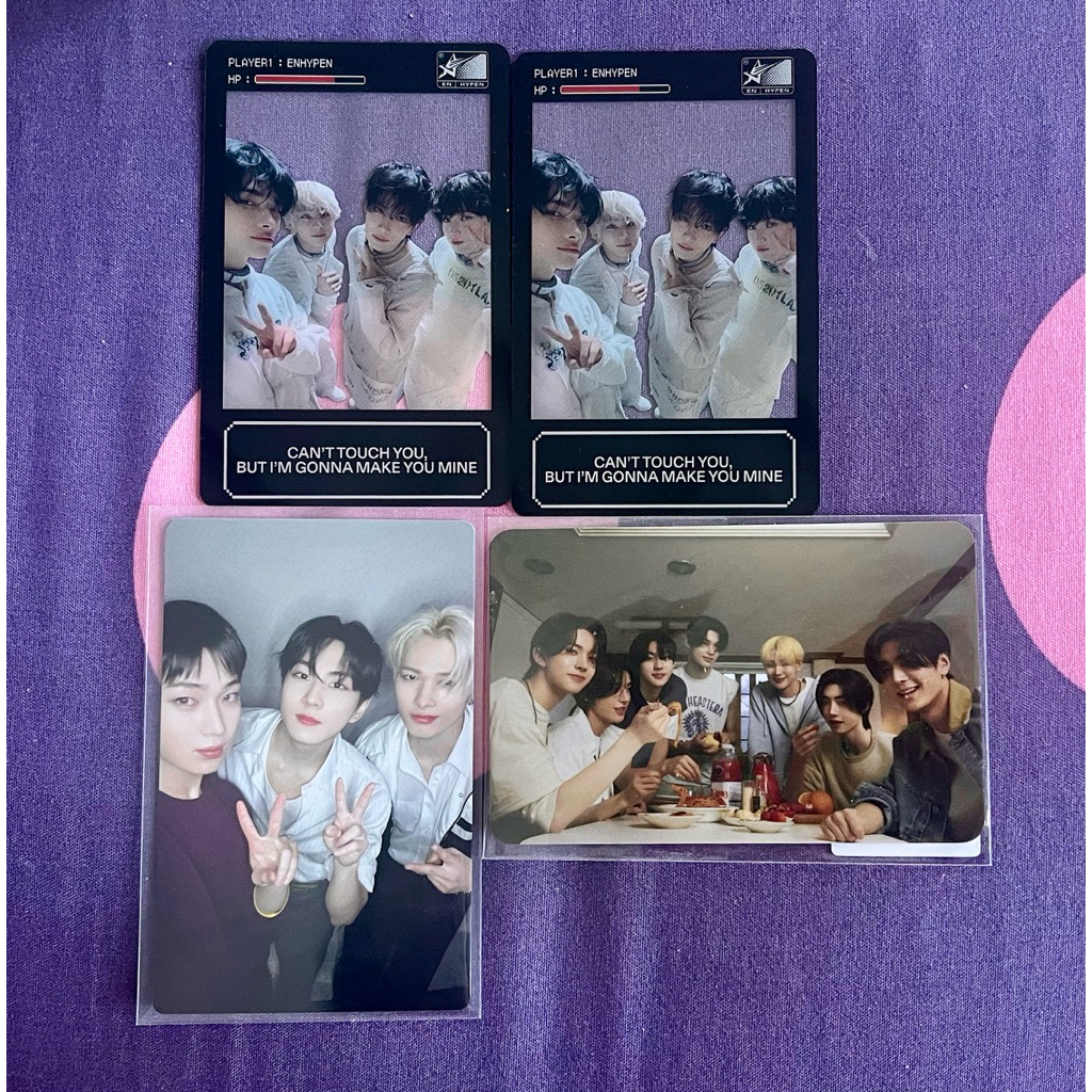 enhypen official photocard group pc
