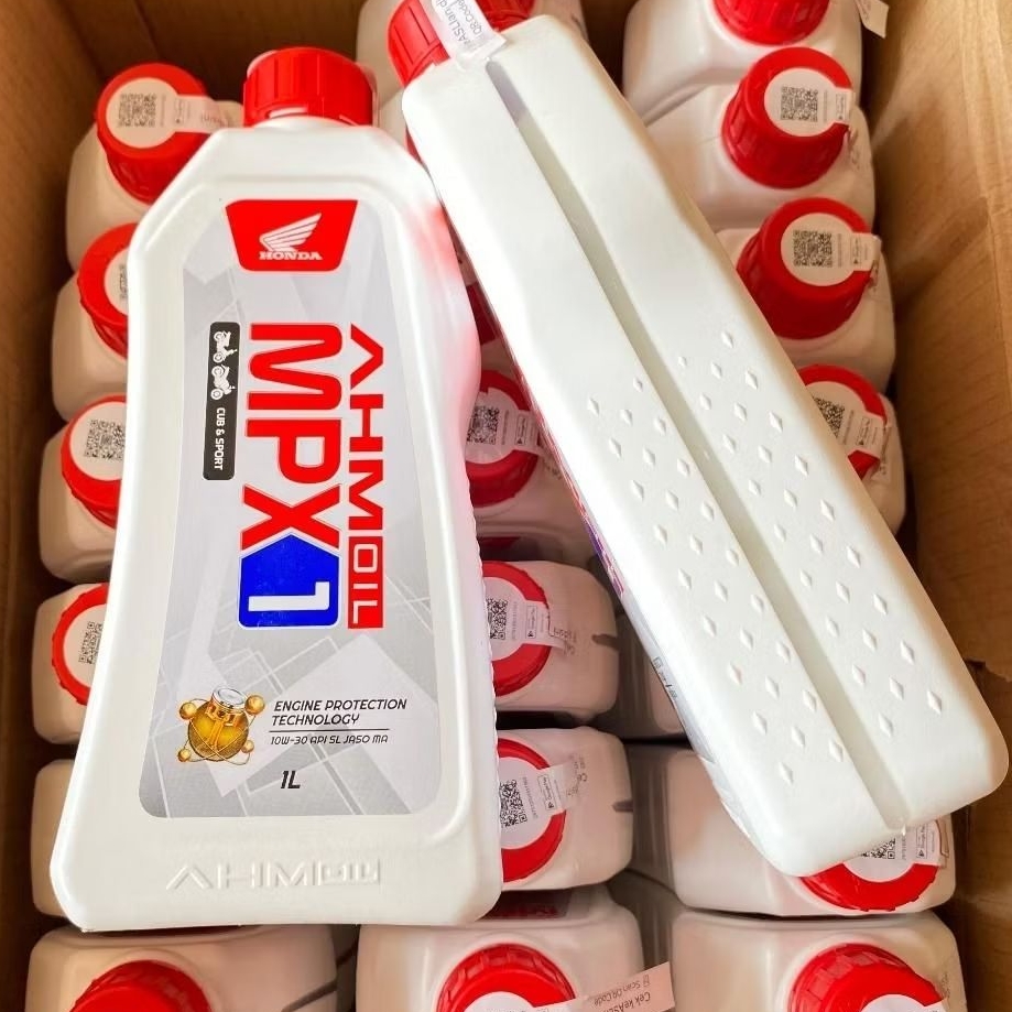 (isi 24botol perdus) OLI MPX1 1 LITER 1 DUS ISI 24 BOTOL AHM OIL SAE 10W-30 API SJ JASO MA