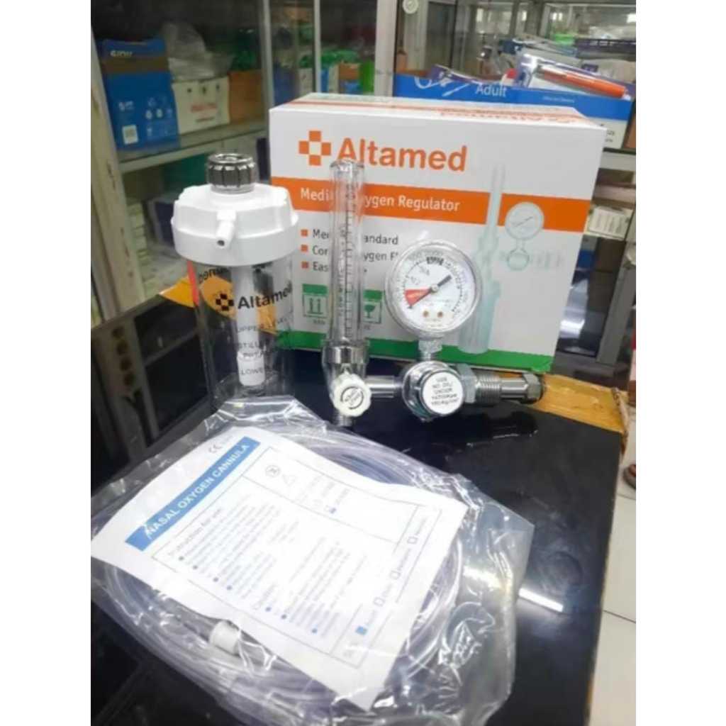 Avico Regulator Oksigen Medis Tabung / Manometer Oxygen O2 Medical