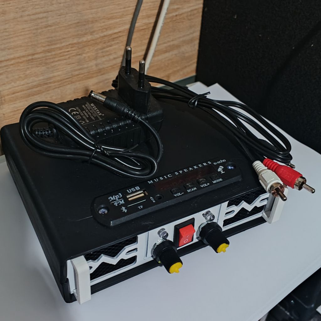 AMPLI MINI DC 12 VOLT STEREO 2CHANEL SUDAH BLUETOOTH SUARA BASS JERNIH , POWER AMPLIFIER MINI DC 12