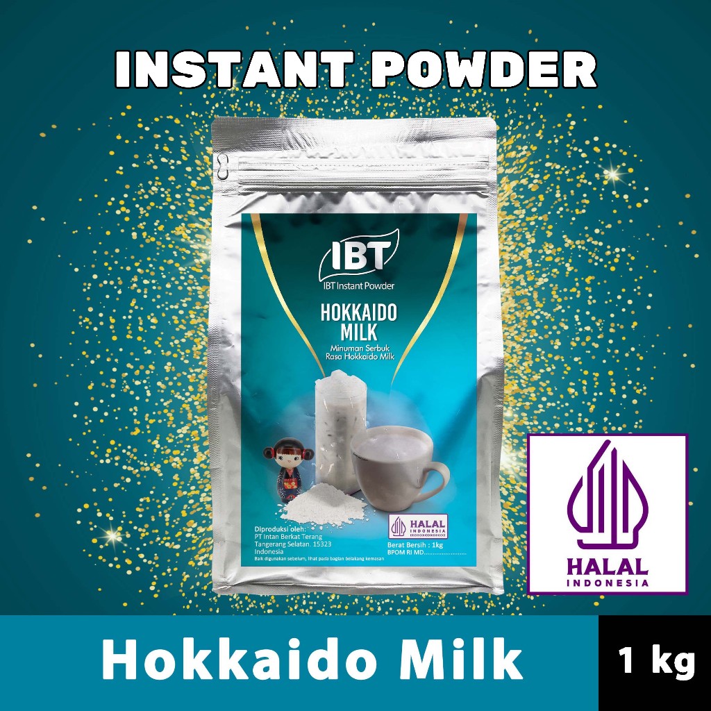 

Bahan Minuman Bubuk Rasa Hokkaido Milk Instant IBT Drink Powder