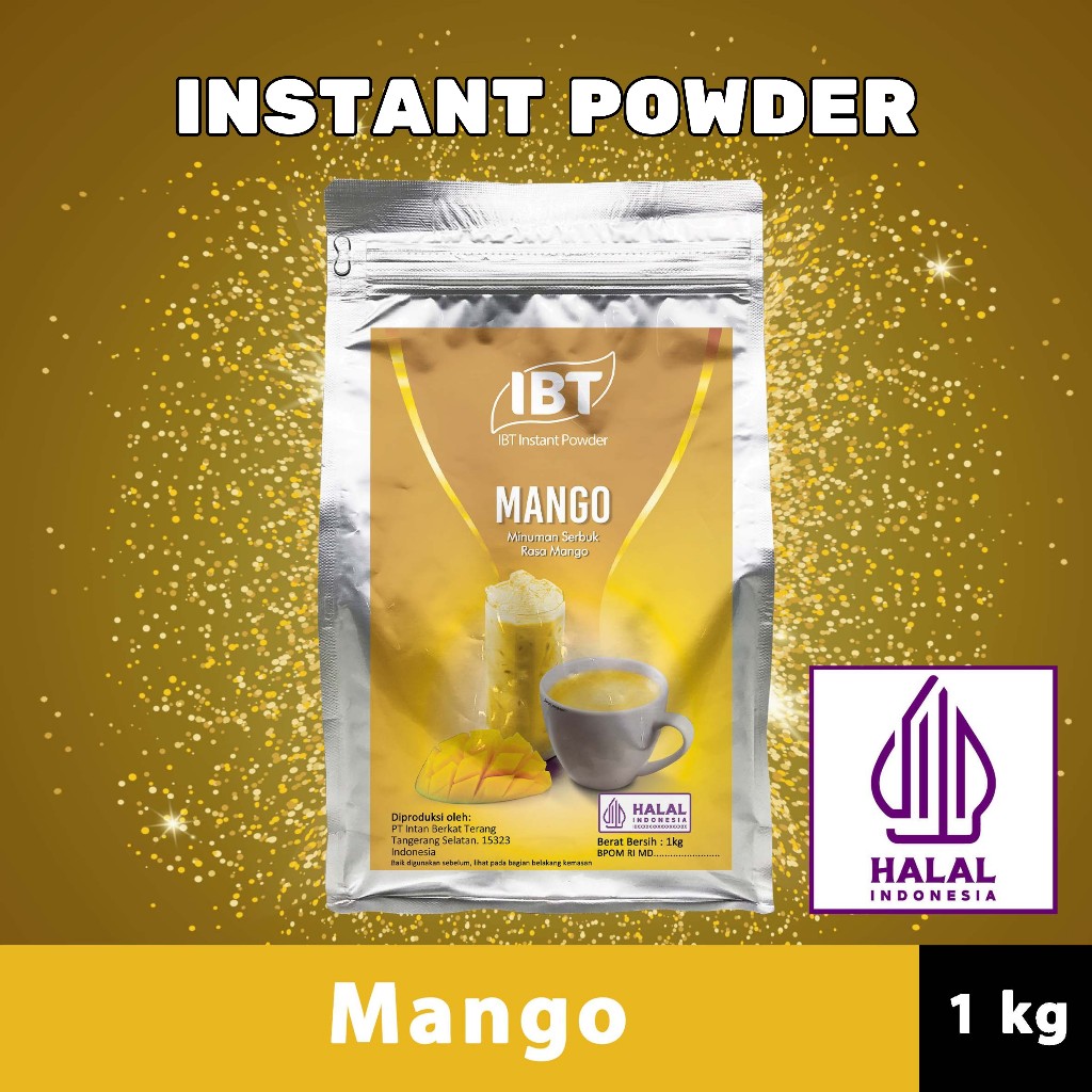 

Bahan Minuman Bubuk Rasa Mango. Mangga Serbuk Instant IBT Drink Powder