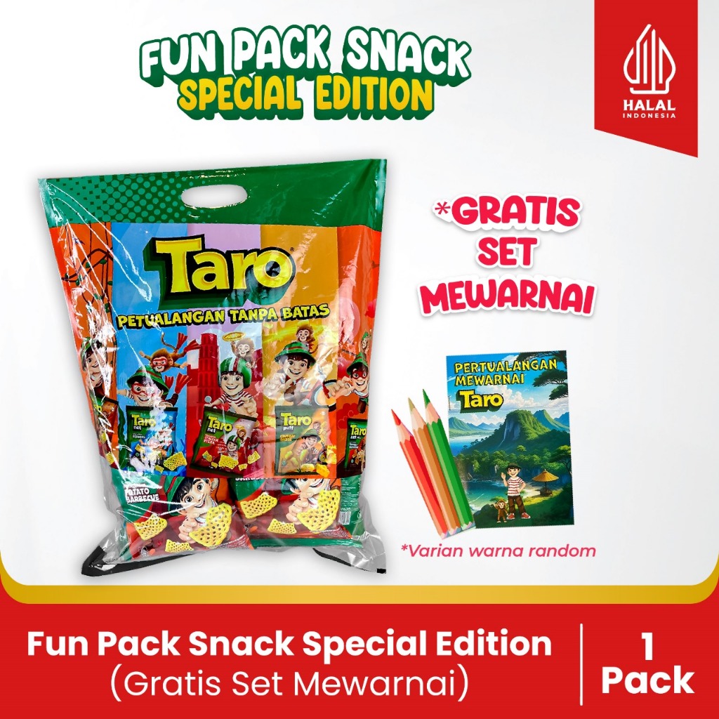 

Fun Pack Snack Spesial Edition-Paket Hampers Anak-(Gratis Set Mewarnai 3 pensil warna)