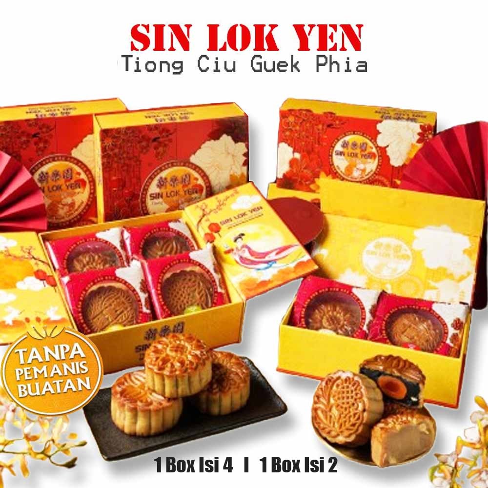 

1 Box Isi 4 Kue Bulan Sin Lok Yen Tiong Ciu Guek Phia Mooncake 14 Rasa Ukuran Jumbo Tiong Ciu Pia Premium Fresh Mooncake Premium Free Box Exclusive Isi 2 Moon Cake