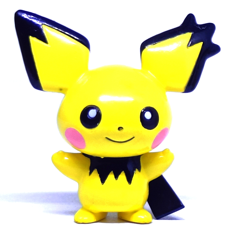 Pokemon TOMY Moncolle Figure - Spiky Eared Pichu (Pajangan / JP Rare)